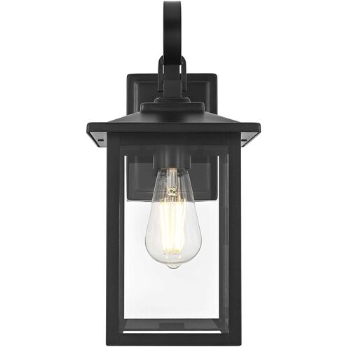 Carisle 1 Light 15 inch Black Outdoor Wall Sconce