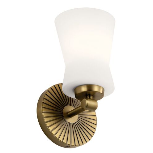 Brianne 1 Light 5 inch Brushed Natural Brass Wall Bracket Wall Light