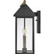 Rhett LED 17.75 inch Black Outdoor Wall Mount
