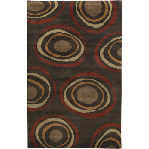 Dimensions 132 X 96 inch Dark Brown, Rust, Tan, Camel Rug