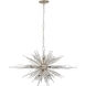 Orbital Linear Pendant Ceiling Light in Gold Dust, 16