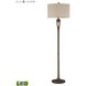 Martcliff 65 inch 9.5 watt Burnished Bronze Floor Lamp Portable Light in LED, 3-Way
