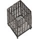 Carus 32 inch 7 watt Gray with Black Outdoor Table Lamp