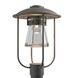 Erlenmeyer 1 Light 17.1 inch Coastal Natural Iron Outdoor Post Light