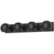 Alora Mood Willow 4 Light 31 inch Matte Black Bath Vanity Light Wall Light
