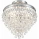 Calypso 3 Light 13 inch Polished Chrome Semi Flush Ceiling Light