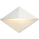 Ambiance LED 12 inch Vanilla (Gloss) ADA Wall Sconce Wall Light, Diamond