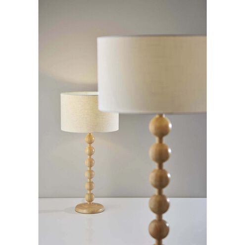 Orchard 28.25 inch 100.00 watt Natural Wood Table Lamp Portable Light
