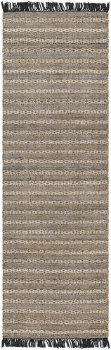Azalea 96 X 30 inch Taupe Rug, Runner