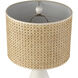 Rockport 23 inch 9 watt Matte White Table Lamp Portable Light