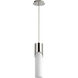 Ellipse LED 4 inch Polished Nickel Pendant Ceiling Light