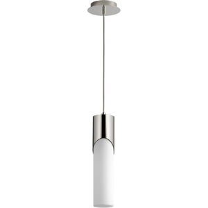 Ellipse LED 4 inch Polished Nickel Pendant Ceiling Light