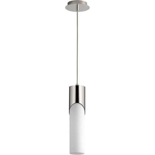 Ellipse LED 4 inch Polished Nickel Pendant Ceiling Light