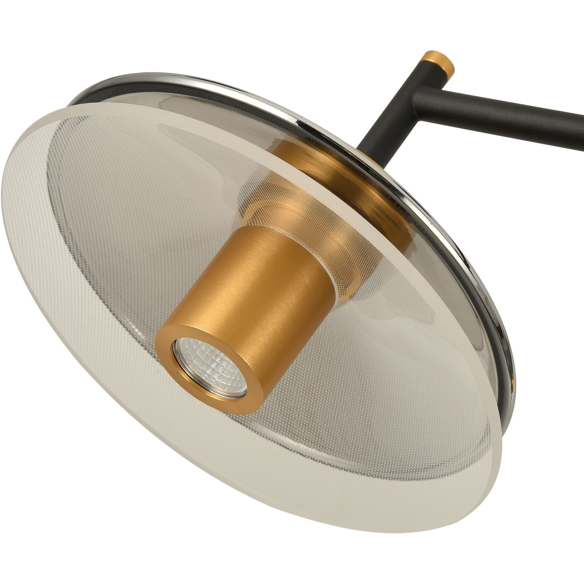 Verona Series 31.5 inch Black/Gold Chandelier Ceiling Light, Artisan Collection