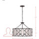 Oval Office 6 Light 27 inch Ironclad Pendant Ceiling Light