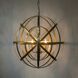 Alchemy 4 Light 27 inch Antique Brass Chandelier Ceiling Light