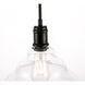 Gil 1 Light 11 inch Black Pendant Ceiling Light