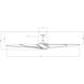 Lucid 62 inch Soft Brass and Matte White with Matte White Blades Downrod Ceiling Fan in 3000K, Soft Brass Matte White