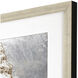 Modern Shell Sepia and Metallic and Neutral Framed Art