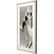 Modern Shell Sepia and Metallic and Neutral Framed Art, The Studio