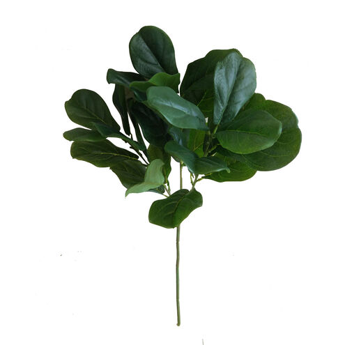 Fiddle Leaf Dark Green Floral Décor