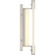 Aizen LED 6 inch Brushed Nickel Wall Sconce Wall Light
