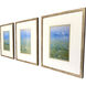 After the Rain I Green and Blue and Purple and Multi Framed Art