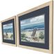 Propac Blue and White and Green and Multi Framed Art, Propac
