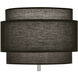 Decker 28.75 inch 150.00 watt Polished Nickel Table Lamp Portable Light in Raven Black