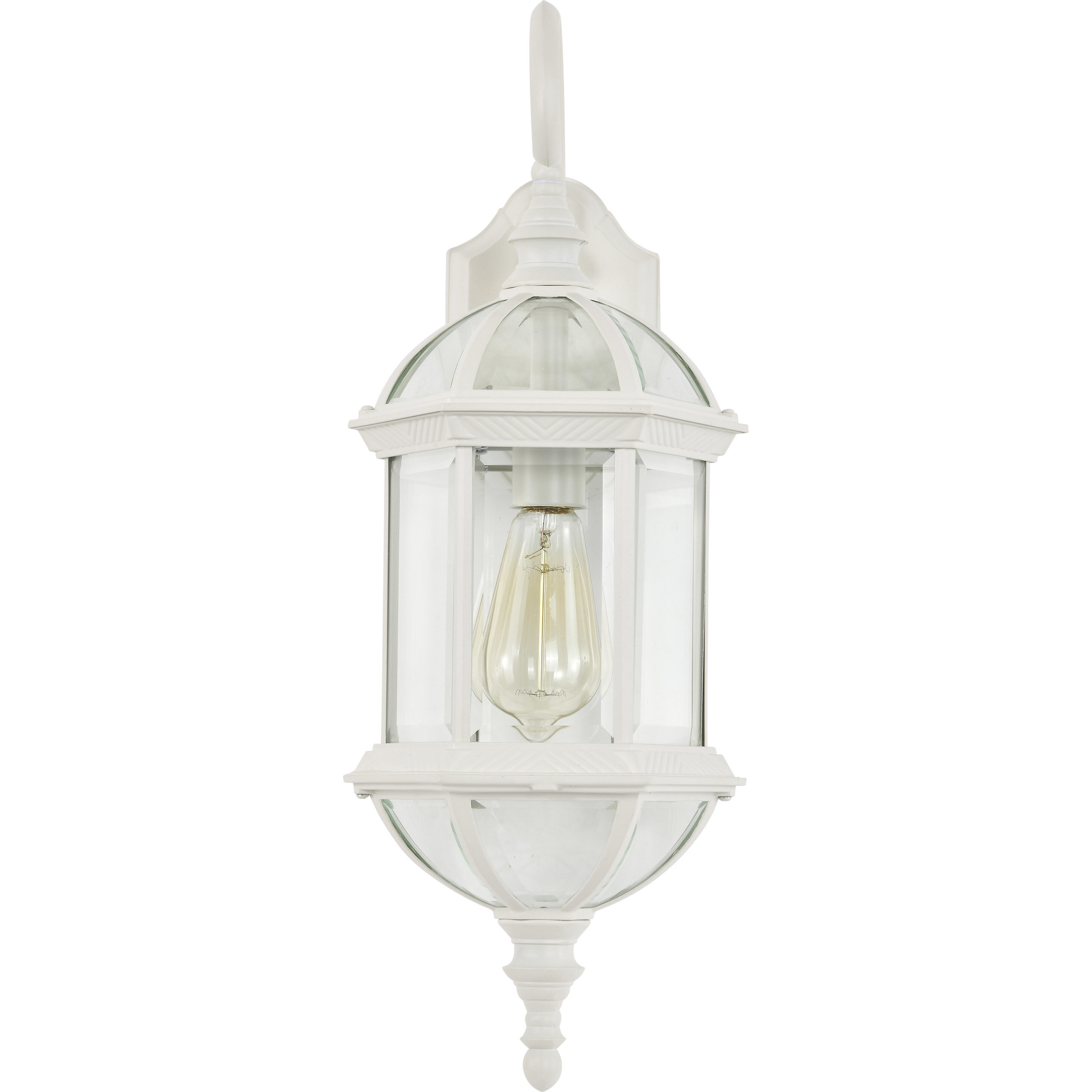 Boxwood 1 Light 22 inch White Outdoor Wall Lantern