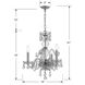 Traditional Crystal 3 Light 16 inch Polished Chrome Mini Chandelier Ceiling Light in Clear Italian