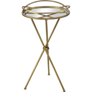 Nasso 29 X 16 inch Brass Accent Table