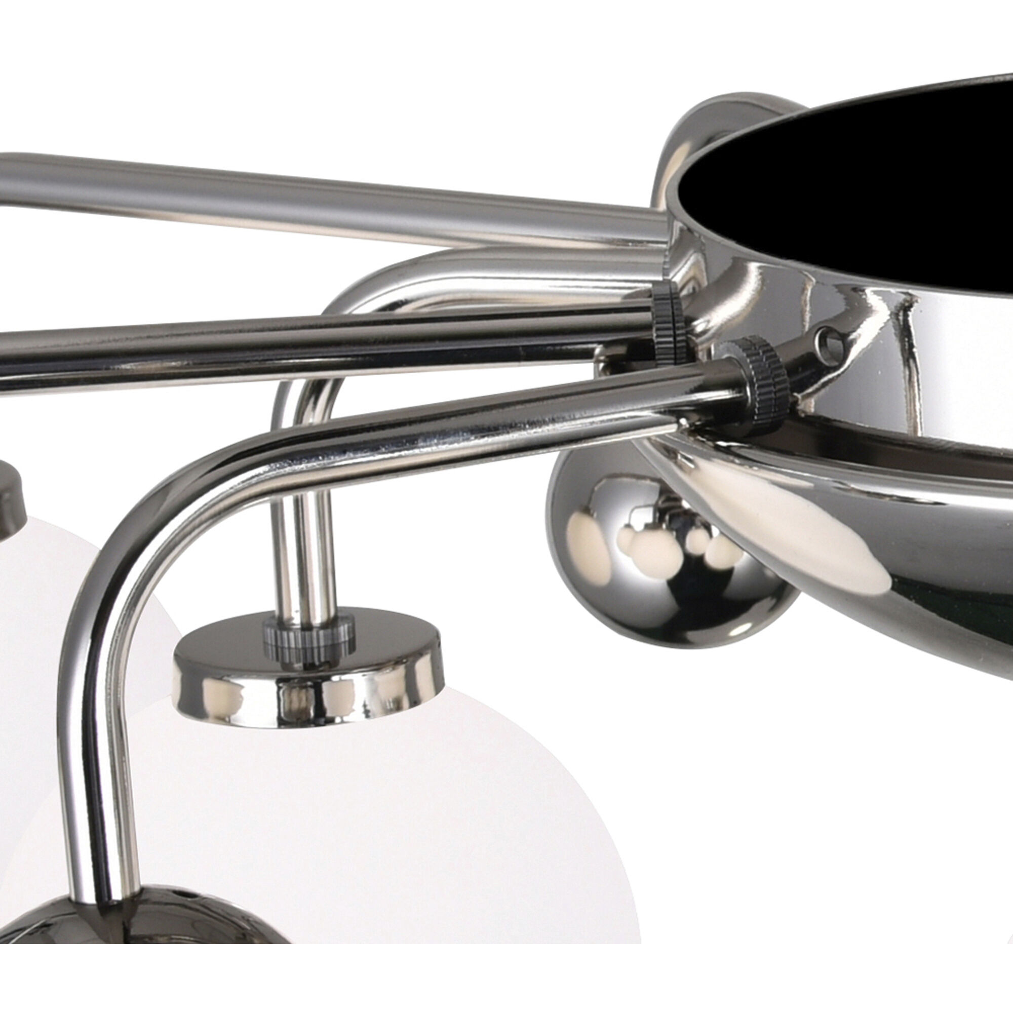 Element LED 16 inch Polished Nickel Flush Mount Ceiling Light