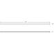 Stix Plus LED 72 inch Satin White Wall Bar Wall Light