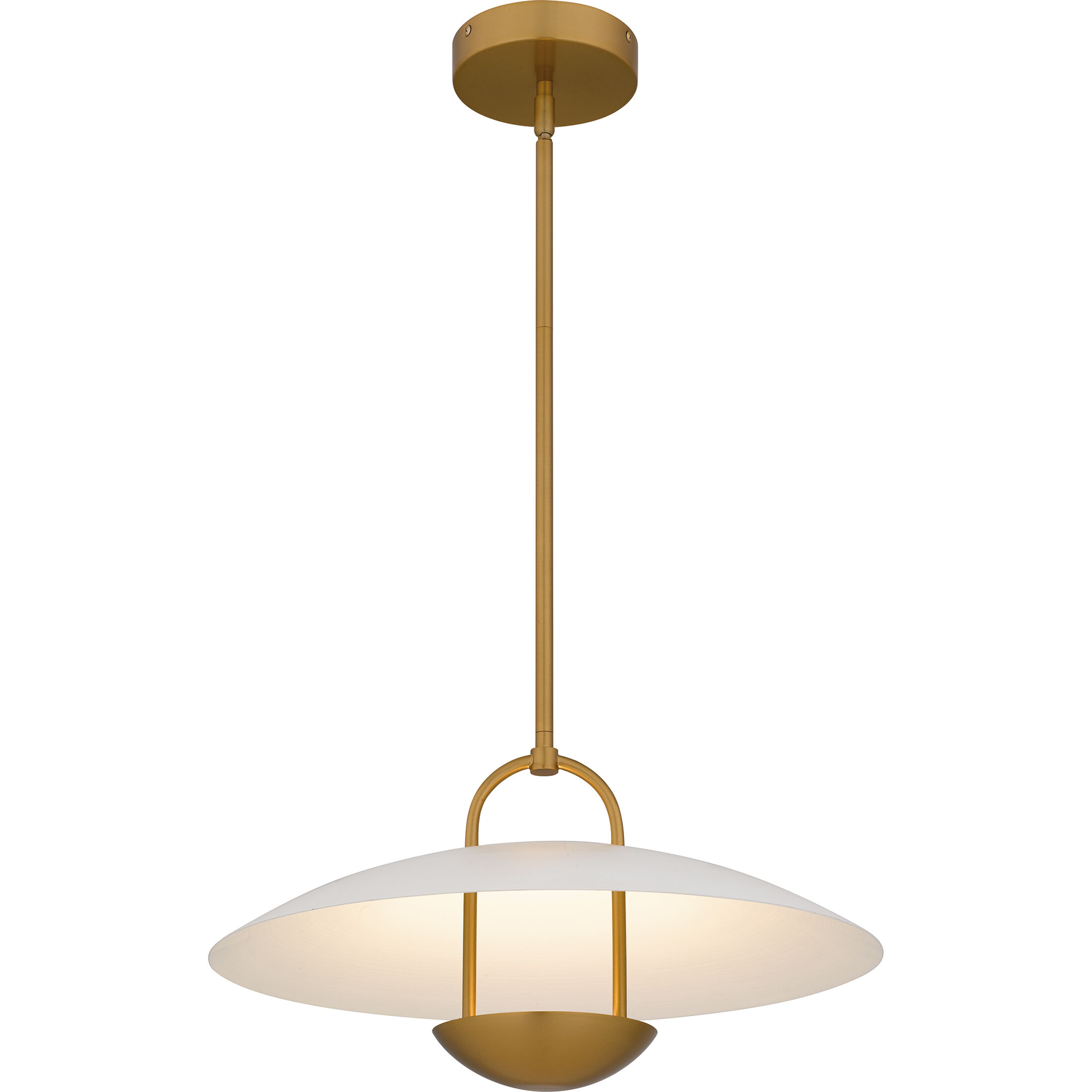 Bingham LED 18 inch Brushed Gold Pendant Ceiling Light, Large