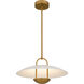 Bingham LED 18 inch Brushed Gold Pendant Ceiling Light, Large