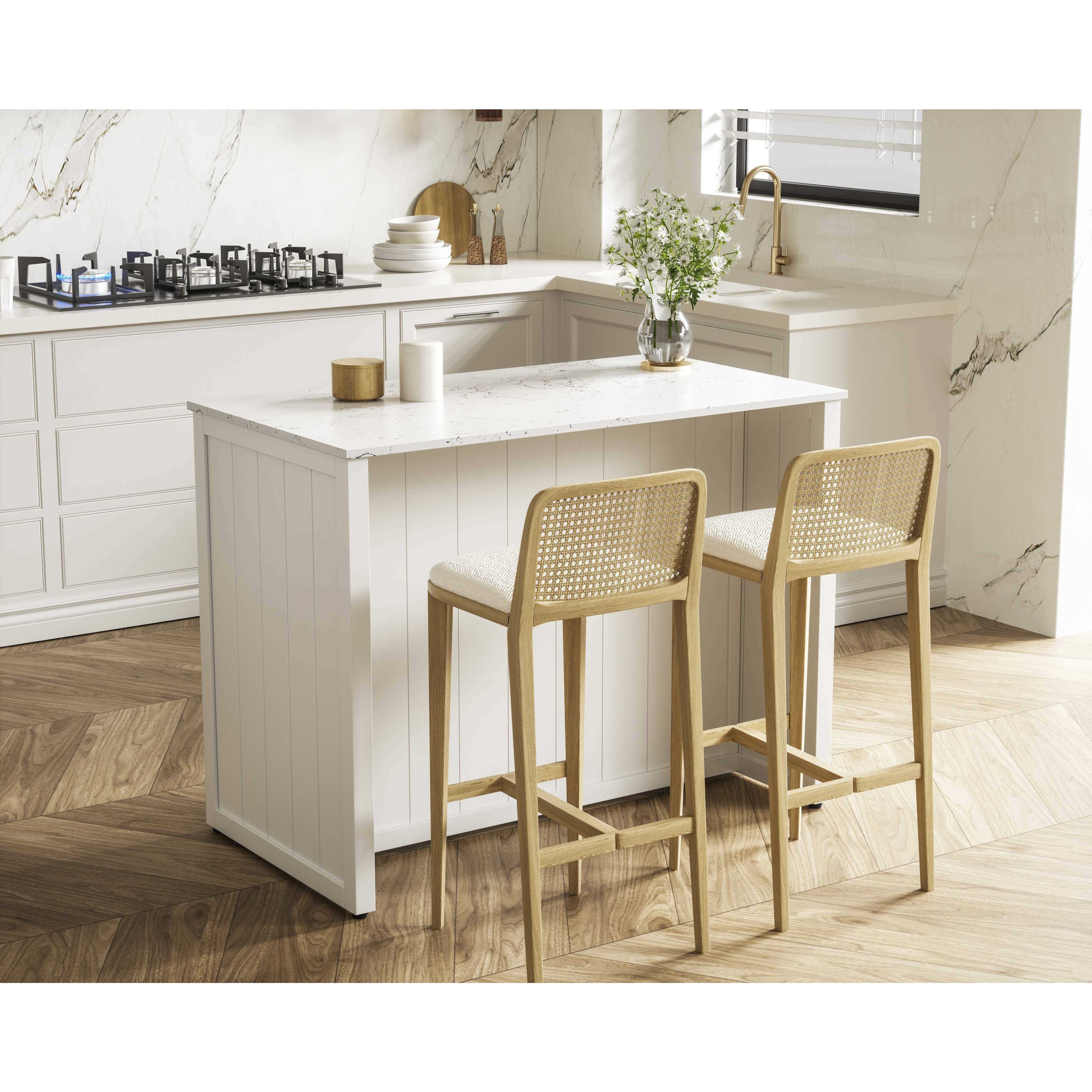 Porter White Kitchen Island