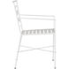 Las Palmas Gesso White Armchair, Marjorie Skouras Collection