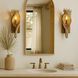Flow 1 Light 5.5 inch Baguette and Natural Rattan Right Sconce Wall Light, Smithsonian Collaboration