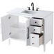 Blakely 42 X 34 inch White Bathroom Vanity Cabinet