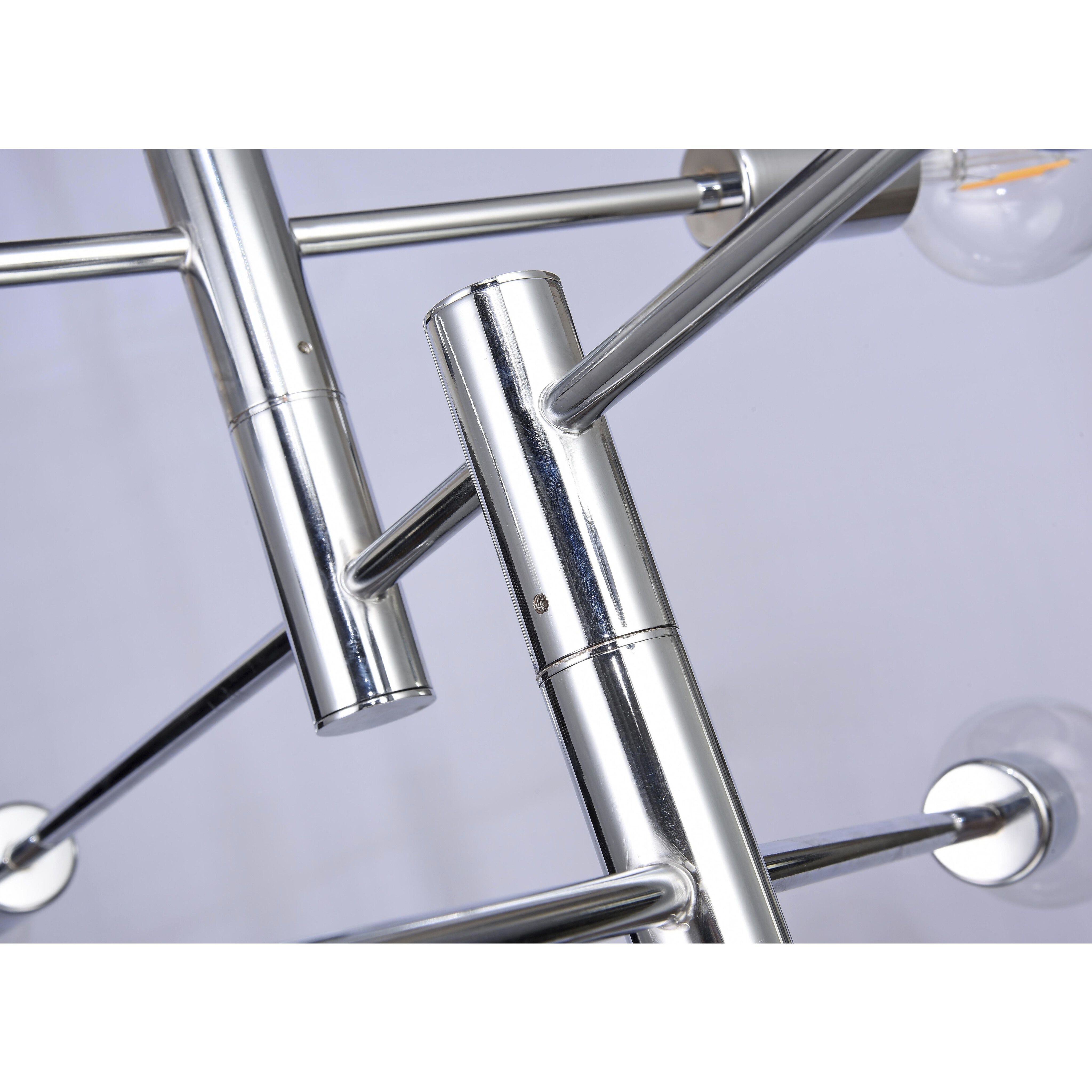 Canada 4 Light 30.9 inch Chrome Chandelier Ceiling Light