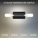 Wrappe Wall Sconce Wall Light in 2700K, Black, dweLED