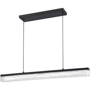 Black Ice LED 39 inch Black Pendant Ceiling Light