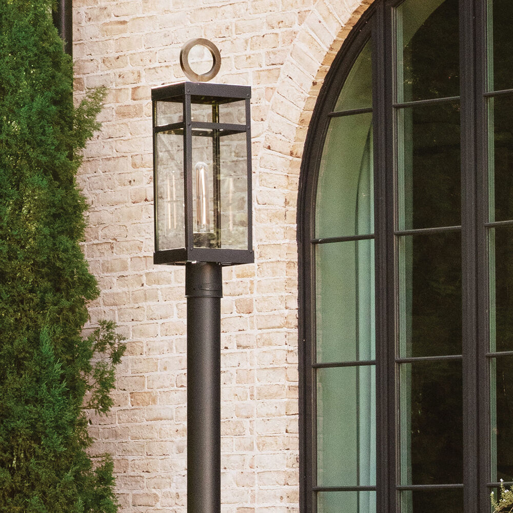 Open Air Porter LED 23 inch Oil Rubbed Bronze Outdoor Post Mount Lantern, Estate Series