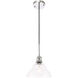 Gil 1 Light 8.5 inch Chrome Pendant Ceiling Light