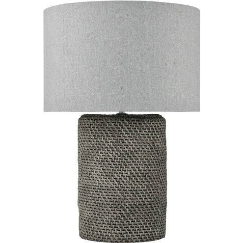 Wefen 24 inch 100.00 watt Gray Table Lamp Portable Light
