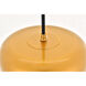 Etude 1 Light 11 inch Satin Gold Pendant Ceiling Light