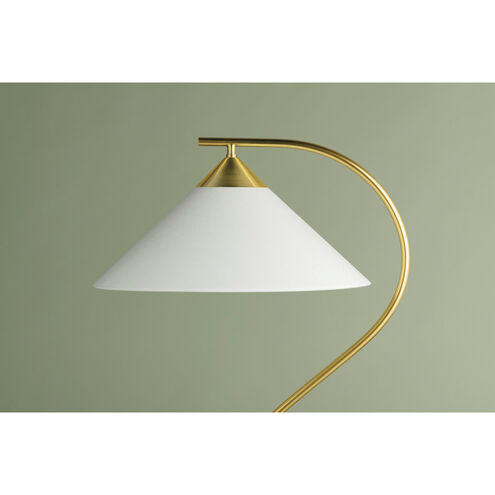 Bianca 63 inch 25.00 watt Aged Brass Floor Lamp Portable Light