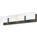 Roman 4 Light 25 inch Black Vanity Light Wall Light