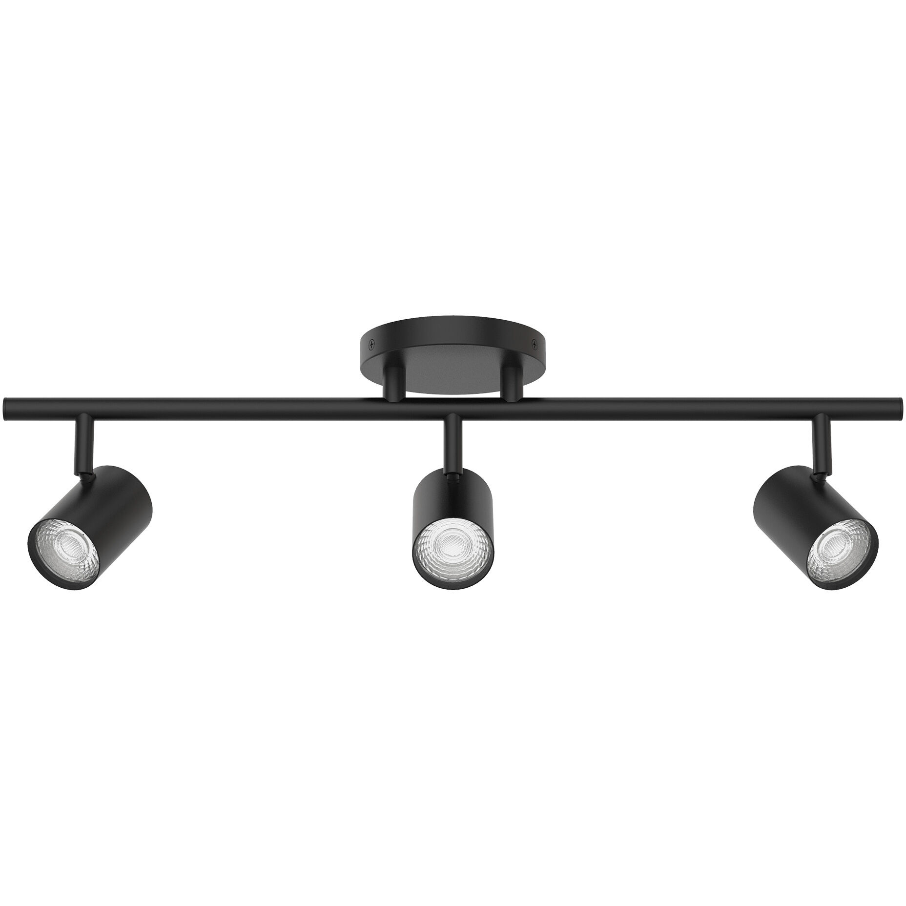Pipe 3 Light 120 Black Track Lighting Ceiling Light, WAC Limited